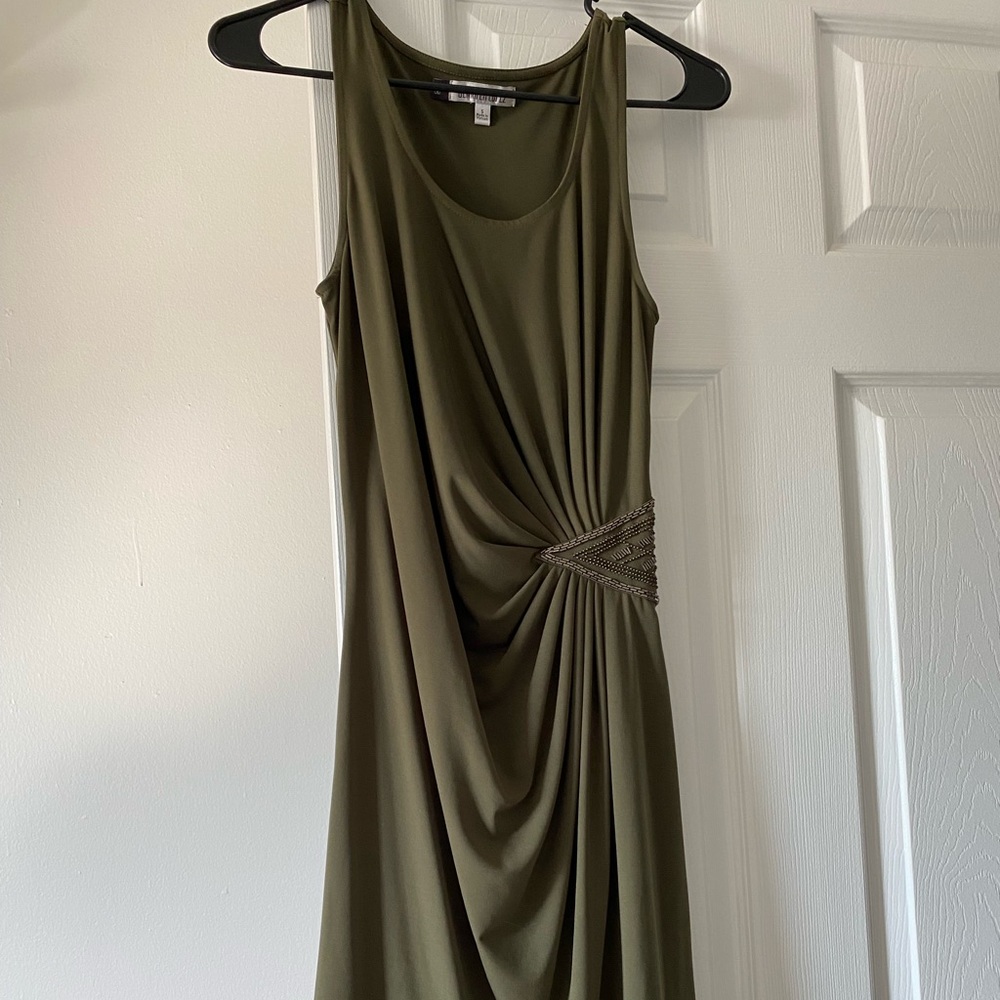 Jennifer Lopez green and gold dress